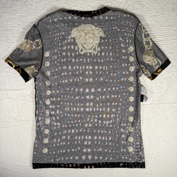Versace Medusa Head with Chains Rare Limited Edition Large Tshirt. One of a Kind - Picture 16 of 16